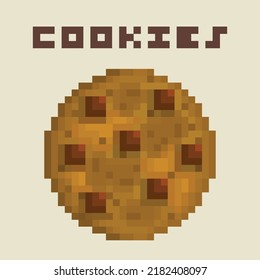 Vector graphic of Cookies. Good for Icon, sticker, clipart, game assests, children illustration, etc