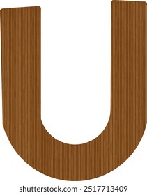 Vector graphic of corduroy textured font. Best for vintage decorative design.