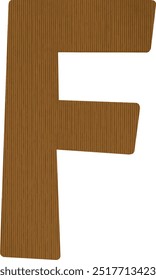 Vector graphic of corduroy textured font. Best for vintage decorative design.