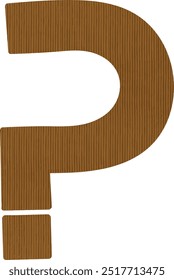 Vector graphic of corduroy textured font. Best for vintage decorative design.