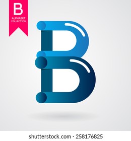 Vector graphic creative  alphabet symbol. Letter for branding. 