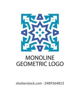 Vector graphic creative line alphabet logotype symbol or Letter X logo