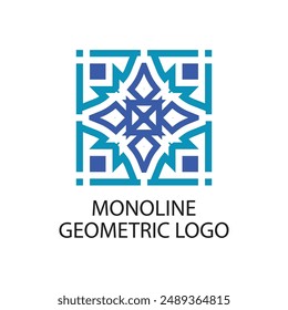 Vector graphic creative line alphabet logotype symbol or Letter X logo