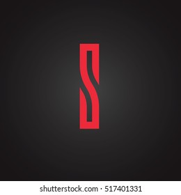 Vector graphic creative line alphabet / Symbol