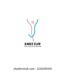 Vector Graphic Of Dance Club Logo, Sports Women And Aerobic Logo.