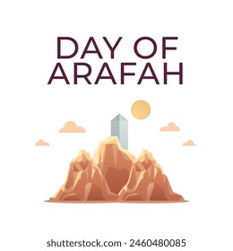 Vektorgrafik Grafik des Tages von Arafah ideal für das Feiern am Tag von Arafah.