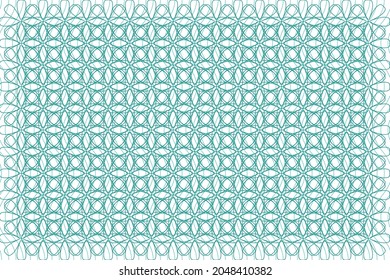 Vector graphic of decorative pattern. Background with decorative pattern in smooth color. Vector Background for banknote, money design, ticket, certificate, diplomas, gift voucher etc. 

