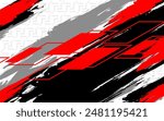 A vector graphic depicting abstract stripe racing designs suitable for vehicle decal wraps, race cars, rally vehicles, adventure themes, and livery designs