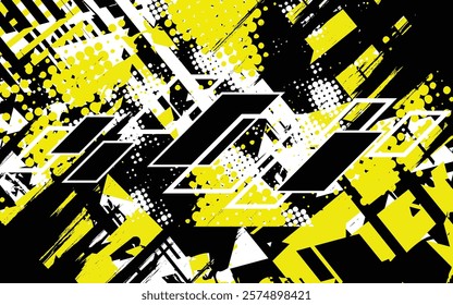 A vector graphic depicting abstract stripe racing designs suitable for vehicle decal wraps, race cars, rally vehicles, adventure themes, and livery designs