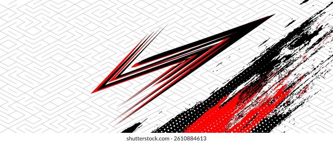 A vector graphic depicting abstract stripe racing designs suitable for vehicle decal wraps, race cars, rally vehicles, adventure themes, and livery designs
