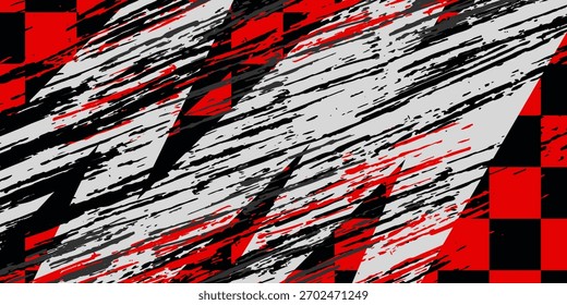 A vector graphic depicting abstract stripe racing designs suitable for vehicle decal wraps, race cars, rally vehicles, adventure