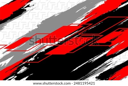 A vector graphic depicting abstract stripe racing designs suitable for vehicle decal wraps, race cars, rally vehicles, adventure themes, and livery designs