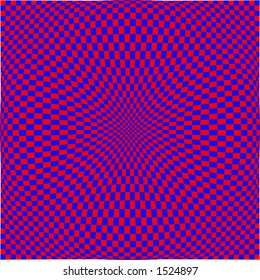 vector graphic depicting op art/pop art checkerboard pattern background