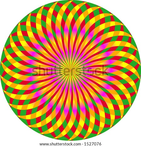 vector graphic depicting op art/pop art pattern background