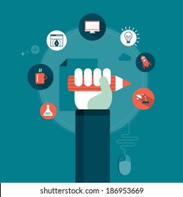 vector graphic design concept illustration