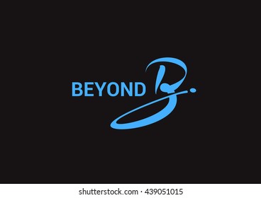 Vector graphic design element - B letter