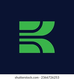 vector vector graphic design element - k letter