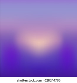 Vector graphic design element for your posters and wallpaper. Summer sunset blurred background with a heart shape.