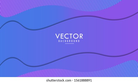 Vector graphic design Fluid Liquid Wave Premium modern Abstract Dynamic Wave Light Purple Background Wallpaper Premium Vector, for business, company, Advertising with blank space Text template,