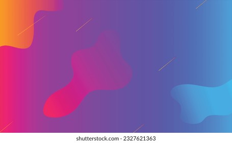 Vector graphic design fluid liquid premium modern. Abstract dynamic wave light pink, purple, and blue background wallpaper for business, company, and advertising with blank space text template.