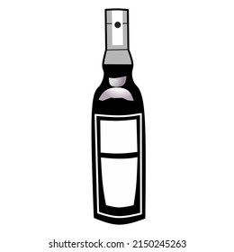 Vector graphic design illustration soda drink bottle objek icon symbol 