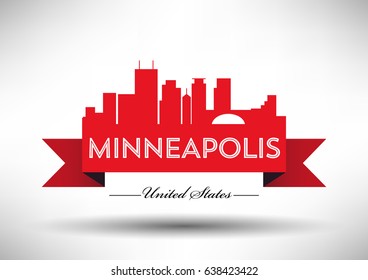 Vector Graphic Design of Kansas City Skyline