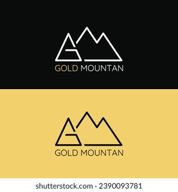 Diseño gráfico vectorial, diseño de logotipos GM de letras