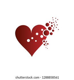 Vector graphic design love icon