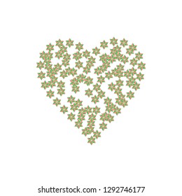 Vector graphic design love for valentine day