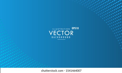 vector graphic design modern Blue Calm Gradient background wallpaper for business with blank text space side template