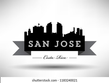 Vector Graphic Design of San Jose City Skyline