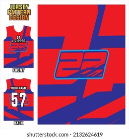 vector graphic design for sports team printing and sublimation jersey fabric