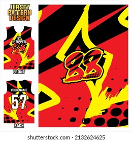 vector graphic design for sports team printing and sublimation jersey fabric