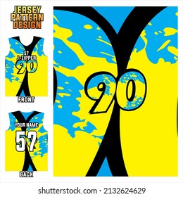 vector graphic design for sports team printing and sublimation jersey fabric