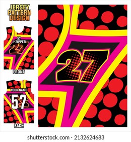 vector graphic design for sports team printing and sublimation jersey fabric