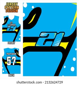 vector graphic design for sports team printing and sublimation jersey fabric