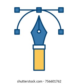 Vector graphic design symbol
