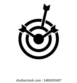 Vector graphic design target icon