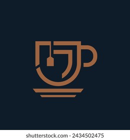 Vector Graphic Design, Tea Shop Logo Design