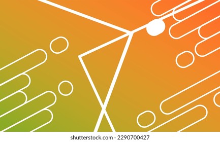 Vector graphic design using gradient geometric shapes use for wallpaper, website, background, template, business, book cover.