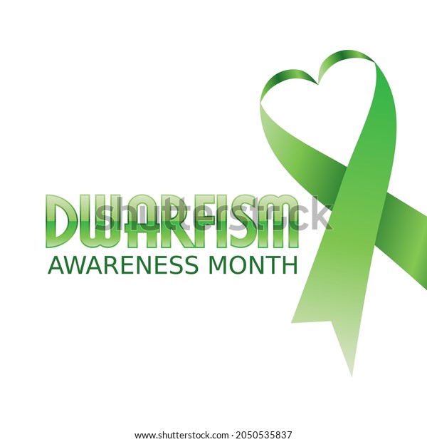 Vector Graphic Dwarfism Awareness Month Good Stock Vector Royalty Free