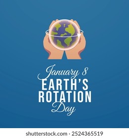 gráfico vetorial do Dia de Rotação das Terras ideal para a celebração do Dia de Rotação das Terras.