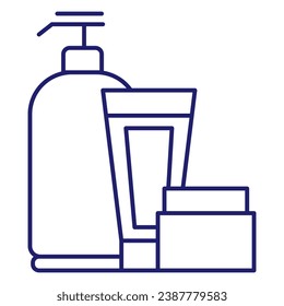 Vector graphic. Editable stroke size. Icons in flat, contour, outline, thin and linear design. Spa treatments. Simple isolated icon. Concept illustration. Sign, symbol, element. Eps 10. 