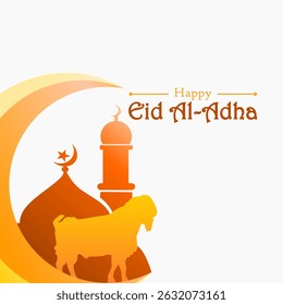 vector graphic of Eid al-Adha, ideal for Eid al-Adha celebration.
