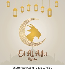 gráfico vetorial de Eid al-Adha ideal para celebração de Eid al-Adha
