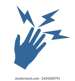 Vector graphic of electric fence symbol