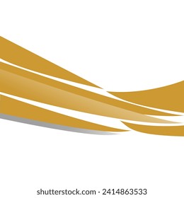 Vector graphic of an elegant abstract gold color background. This vector is perfect for banners, templates, presentations, backgrounds, decorations, and business etc.