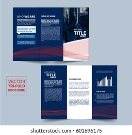 Vector graphic elegant business brochure design for your company