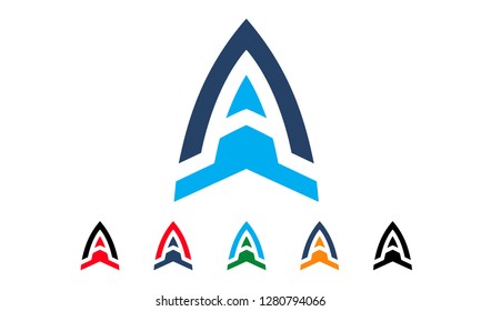 Vector graphic elegant font with sample text, symbol, digital, technology, media , alphabet, Letter A 