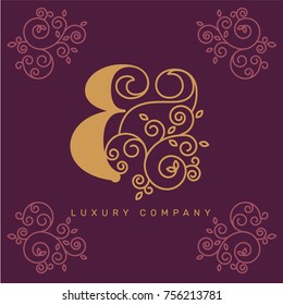 Vector graphic elegant logotype / Letter & - ampersand
